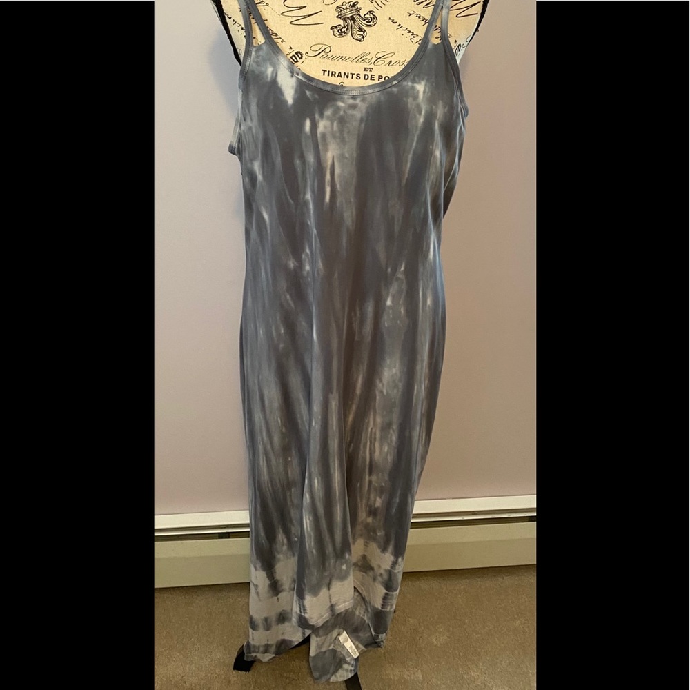 Athleta Tie dye floor length high/low dress